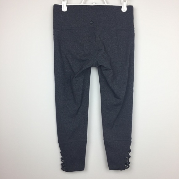 PrAna Heather Gray Deco Crop Capri Leggings sz XS - Picture 5 of 7